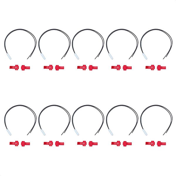 Kit 10 Sensor Geladeira Electrolux DF35A DFN39 RFE38 DW42X