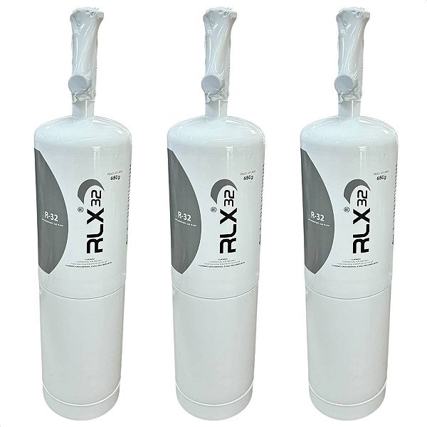 Kit 3 Fluído Refrigerante R32 Para Ar Condicionado 650g