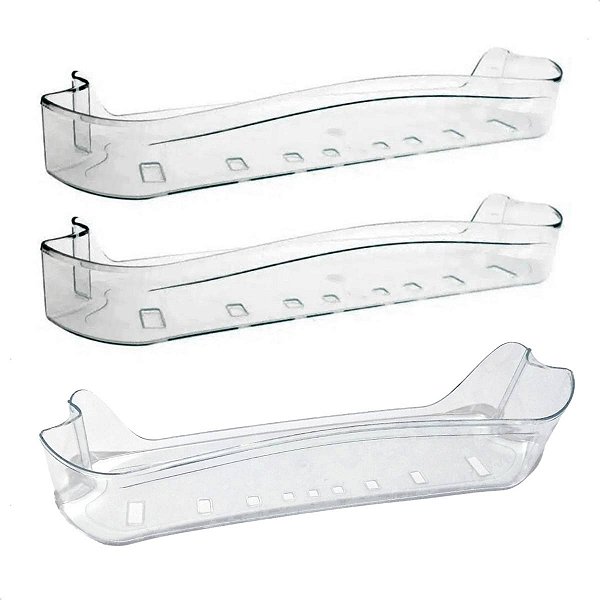 Kit 3 Prateleira Da Porta Geladeira Consul CRM37 CRD36 CRD37