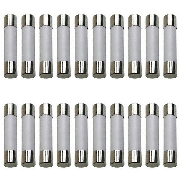 Kit 20 Fusível Para Microondas Electrolux Brastemp 20a 3cm
