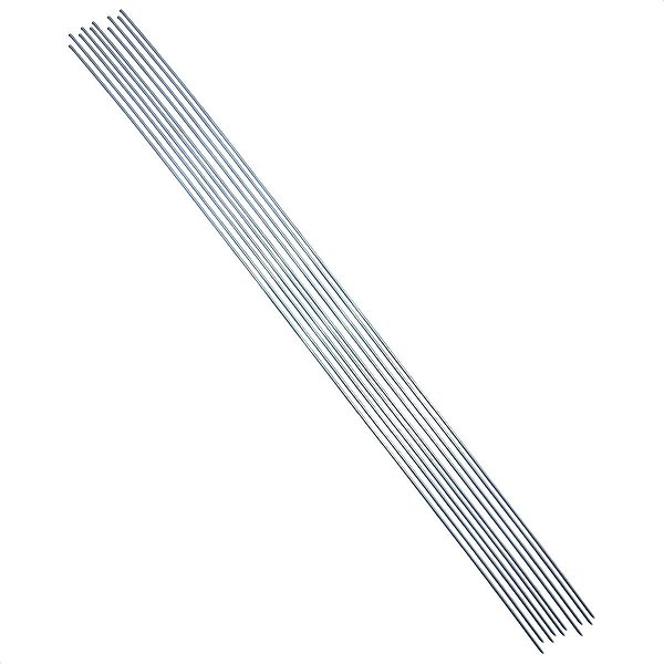 Kit 10 Vareta Solda de Alumínio Fluxo Interno 1,90mm X 480mm