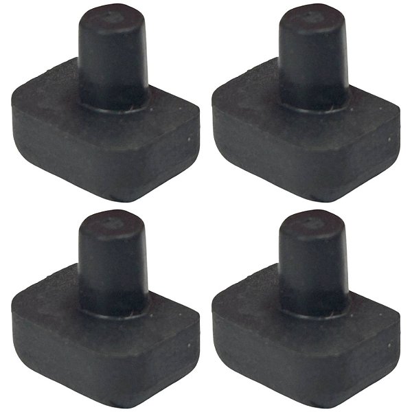 4 Pé Borracha Para Trempe Ferro Fundido Brastemp BF475 BF675