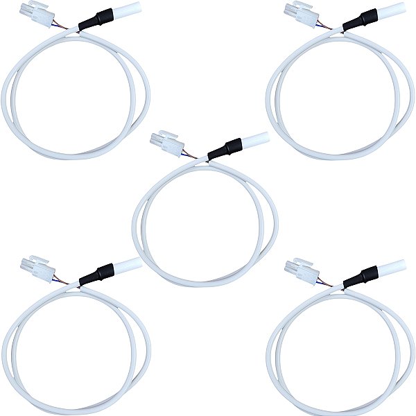 Kit 5 Sensor Temperatura Para Geladeira Bosch KDN47 REBS49