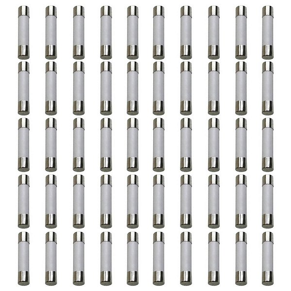 Kit 50 Fusível Para Microondas Electrolux Brastemp 20a 3cm