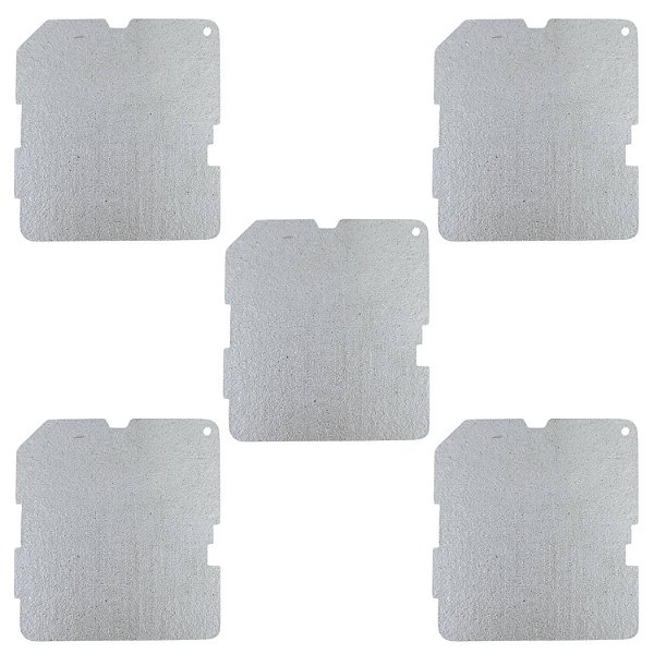 Kit 5 Placa De Mica Microondas Brastemp BMS45 BMF45 BMK45
