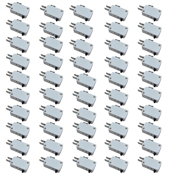 Kit 50 Chave Interruptor Para Porta Microondas 16A 250V