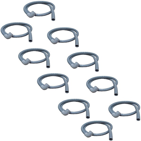 Kit 10 Mangueira Saída de Água Para Lavadora Brastemp 1,85m