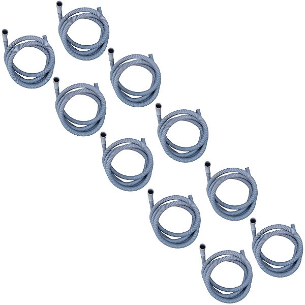 kit 10 Mangueira Drenagem Para Lavadora Brastemp Consul 3m
