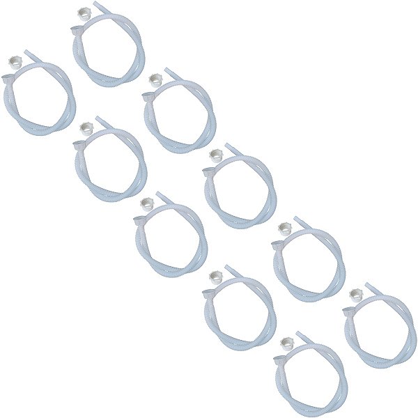 Kit 10 Mangueira Entrada Lavadora Mueller Big Popstock 1,2m