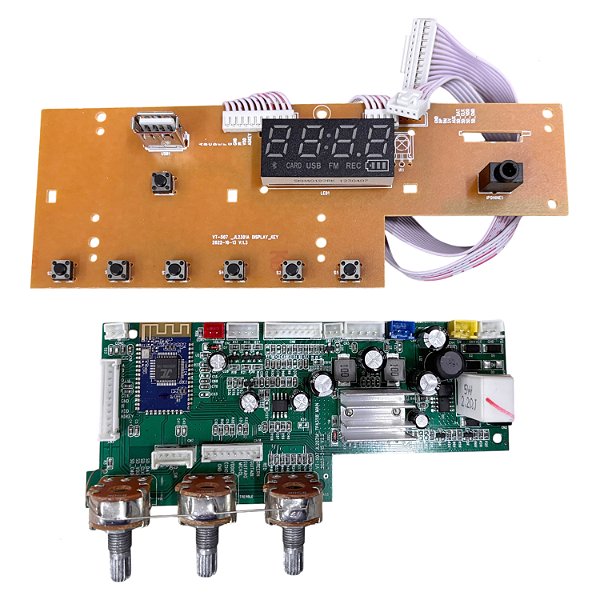 Placa Principal + Display Caixa Amplificadora Mondial CM-700