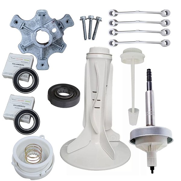Kit Mecanismo + Agitador Brastemp BWK11 CWE10 BWG11 8-12kg