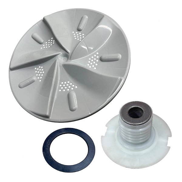 Kit Agitador Cinza + Cubo Lavadora Tanquinho Britânia 10Kg