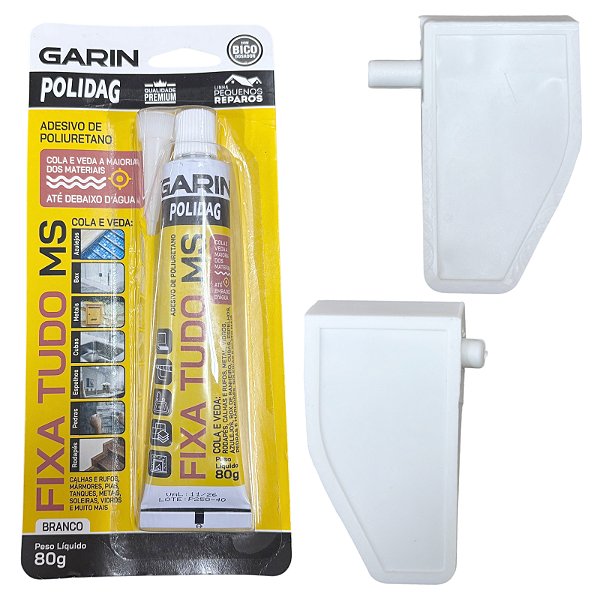 Dobradiça Tampa Móvel + Fixa Tudo Para Lavadora Electrolux