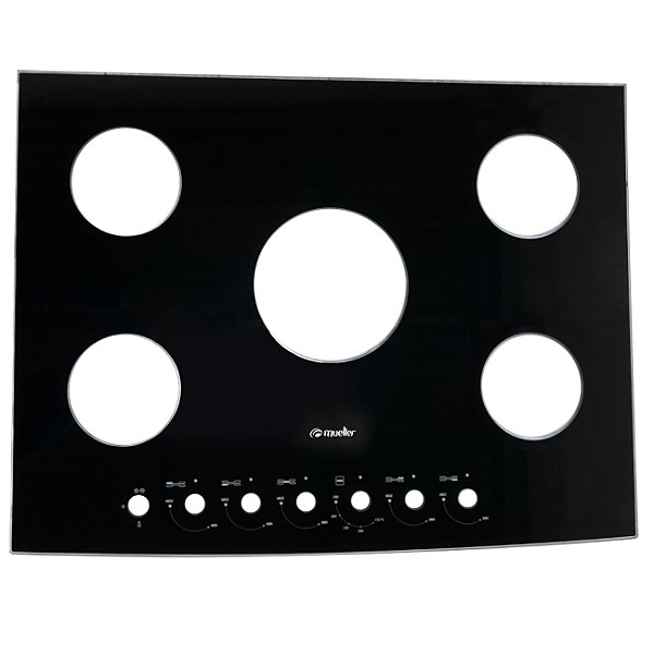 Vidro Fogão Mueller Piacere Vetro 5 Bocas G6 de Lote