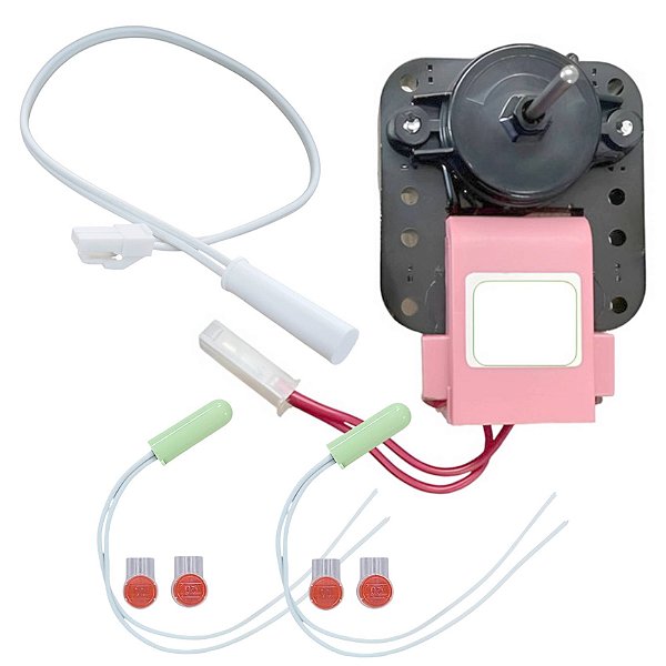 Motor + Fusível + Sensores Geladeira Consul CRM46 CRM33 220v