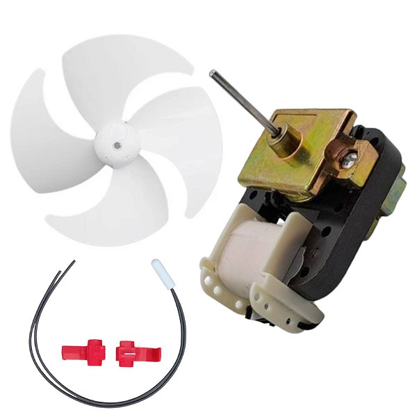 Motor + Hélice + Sensor Geladeira Electrolux DF51 DF52 127V