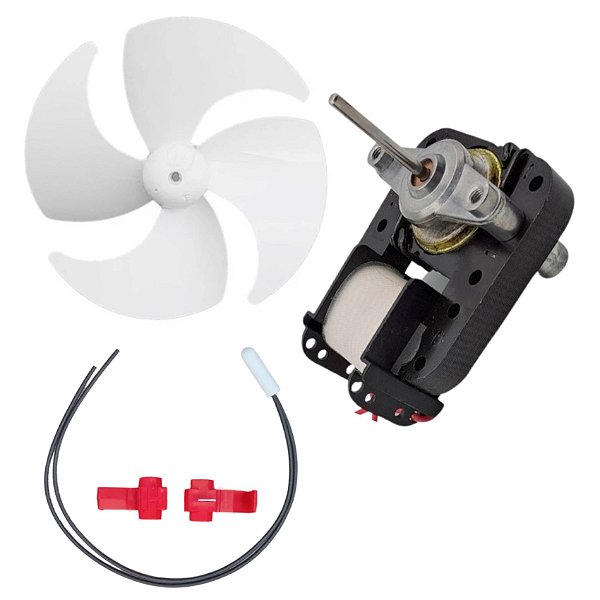 Motor + Hélice + Sensor Geladeira Electrolux Df51 Df52 220v