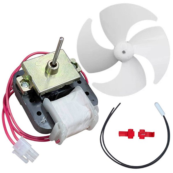 Motor + Hélice + Sensor Geladeira Electrolux DF37 DF38A 220V
