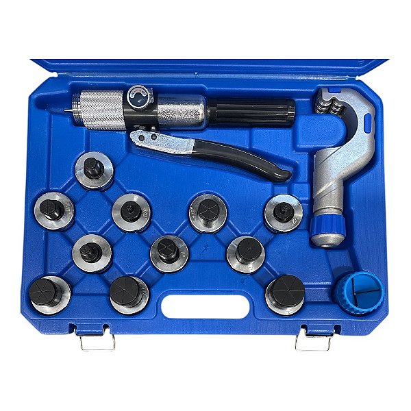 Alargador hidraulico cano tubo cobre aluminio 3/8 a 1.5/8