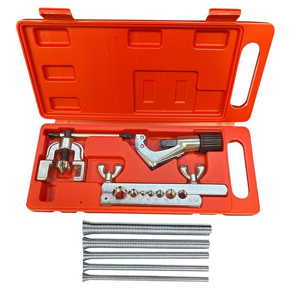 Kit Cortador + Mola de Dobrar Tubo Cobre Aluminio 3/16- 5/8