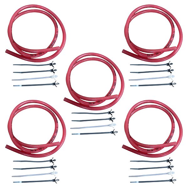 Kit 5 Mangueira Pressostato Lavadora Brastemp Consul BWC CWC