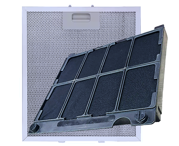 Filtro aluminio + carvão coifa brastemp ba190 ba290 ba390