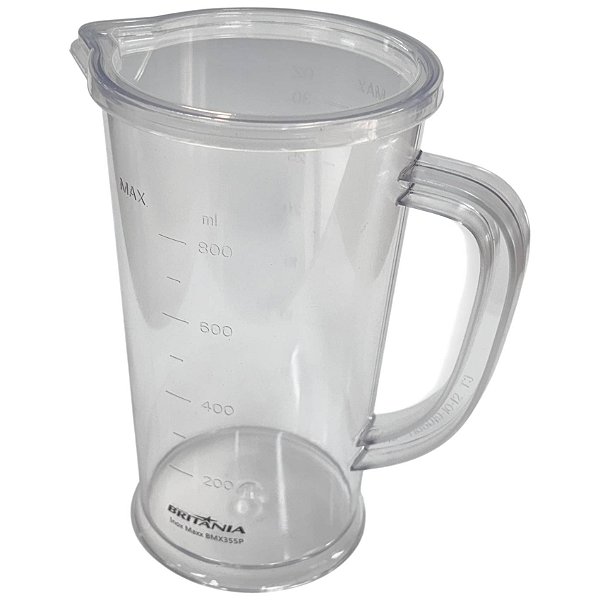 Copo Com Tampa Processador Mixer Britânia Inox Maxx BMX355P