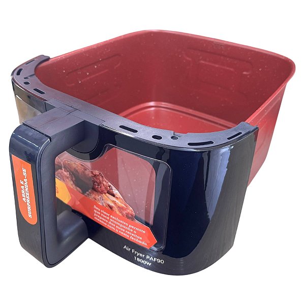 Cesto Bandeja Fritadeira Air Fryer Philco Visor Glass PAF90