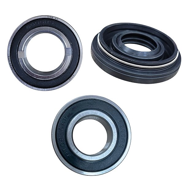 Retentor + Rolamentos Lavadora Electrolux Lte09 Ltr10 Ltc10