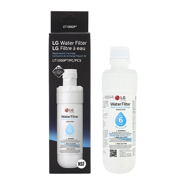 Refil Filtro Água Geladeira LG GC-L228FT GM86SDD AGF80300705