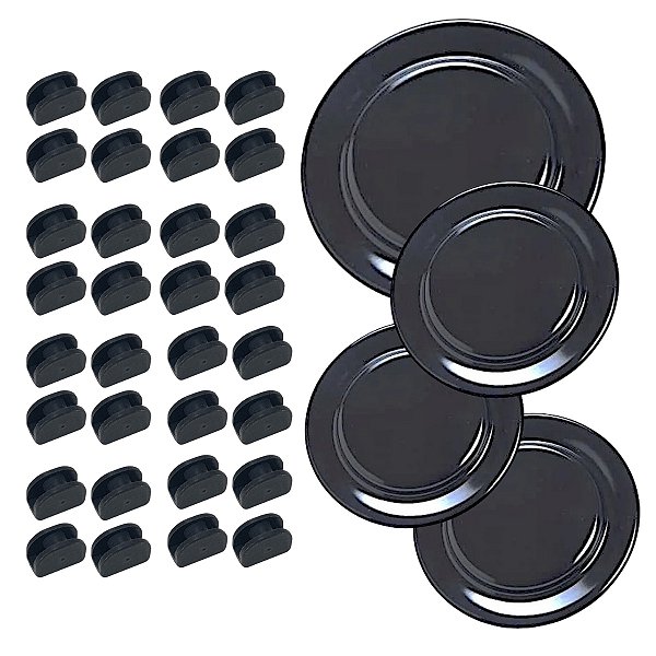 4 Espalhador + 32 Borracha Da Grelha Cooktop Fogão Fischer