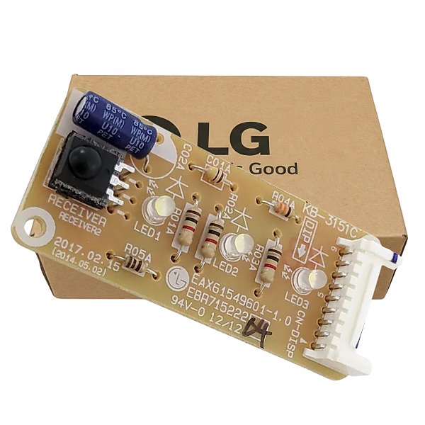 Placa Receptora Display Ar Condicionado LG USNQ182CS USNW092