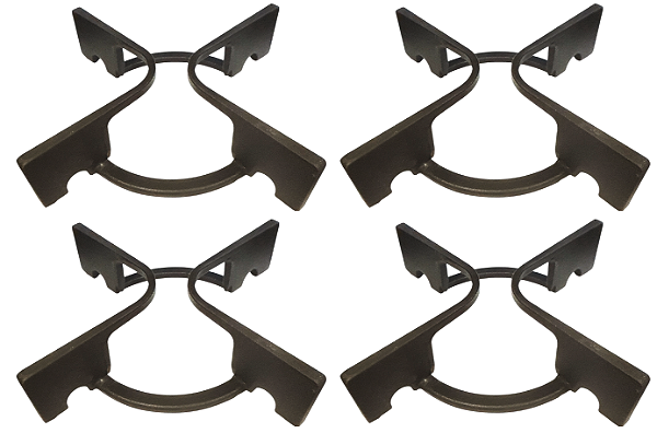 4 trempe grade grelha pequenas fogão atlas agile glass utop