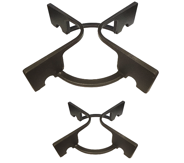 trempe grelha grande + pequena fogão atlas agile utop glass