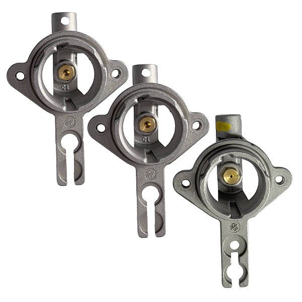 Kit Injetor 2 SR + 1 R Fogão Brastemp Consul BD075AE CDD75AE