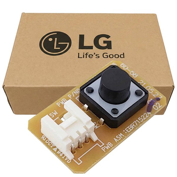 Placa Botão Ligar Ar Condicionado LG TSNH092 TSNH122 TSNH182