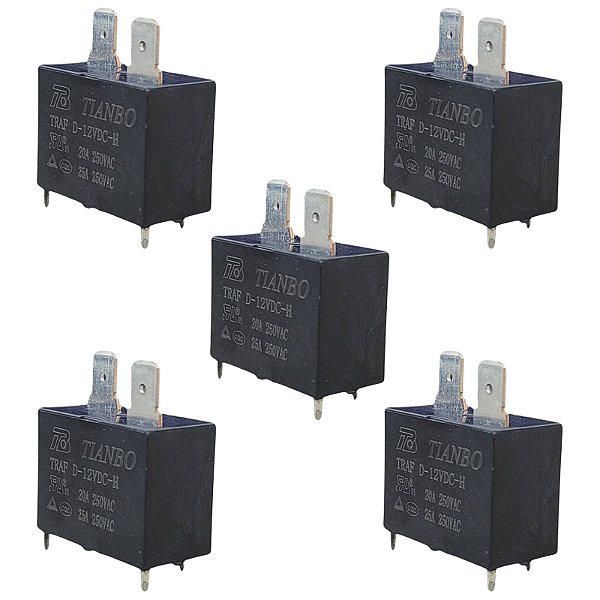 Kit 5 Rele Para Ar Condicionado Split 12v Samsung Gree Midea