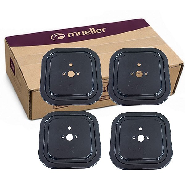 Kit 4 Bolacha do Queimador Fogão Mueller Fratello 4 bocas