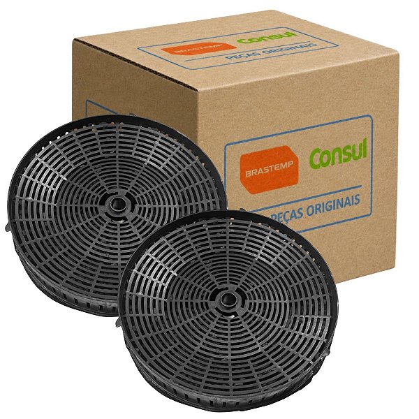 2 Filtro Carvão Coifa Parede Brastemp GAV80ABBNA Orignal