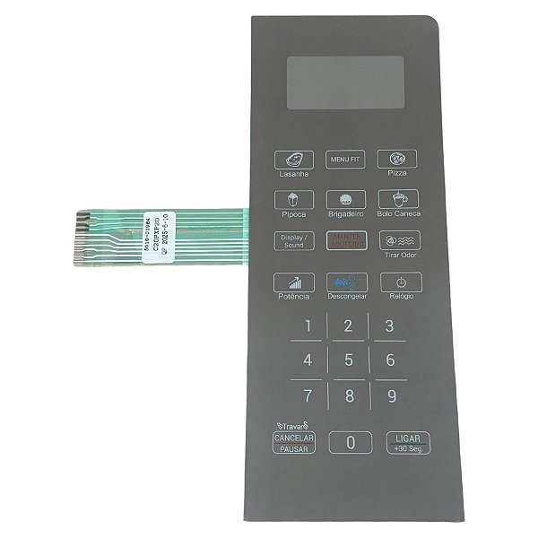 Teclado Membrana Adesiva Microondas Philco PMO23E PMO123
