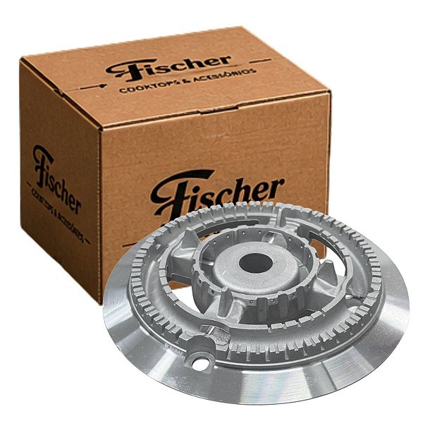 Queimador Difusor Tripla Chama Cooktop Fischer Antigo