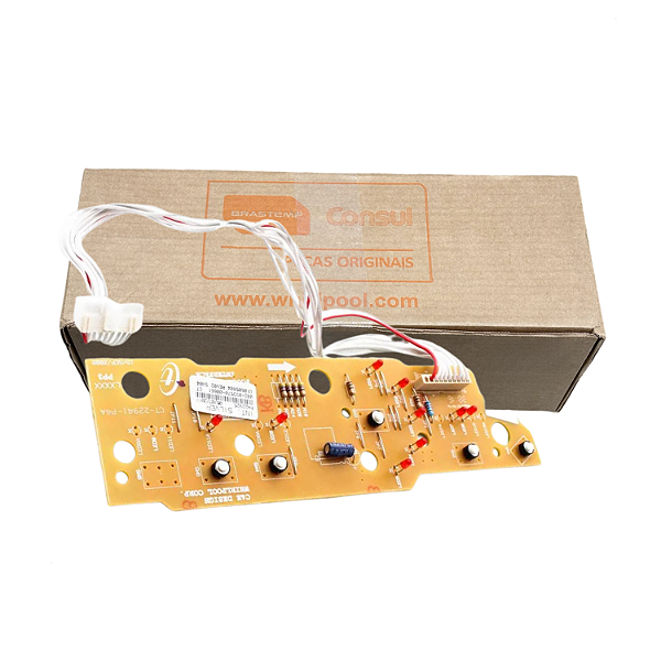 Placa Interface Lavadora Brastemp Bwc07a Bwc08a Bwc09a