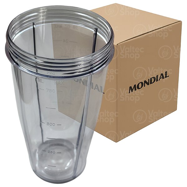 Copo 750ML Liquidificador Portátil Mondial Personal Blender