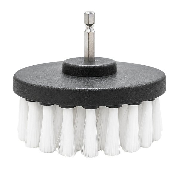 Escova Rotativa Macia Para Parafusadeira De Estofados 10cm