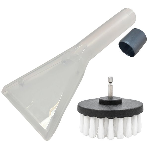 KIT Bocal Bico Para Extratora Aspirador 36mm + Escova Macia