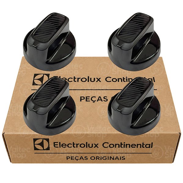 Kit 4 Botão Fogão Cooktop Continental KC5GR KC4GP FC4CB FC5V