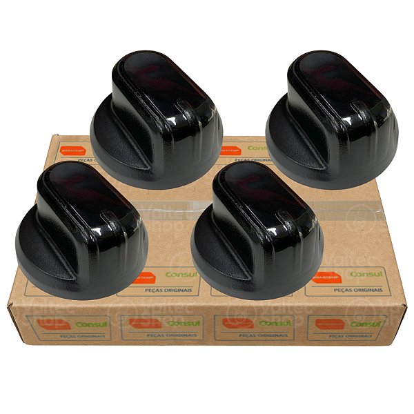 4 Manípulo Botão Fogão Brastemp Bf050c Bfd5 Bfo4 Bfs4 Bfs5