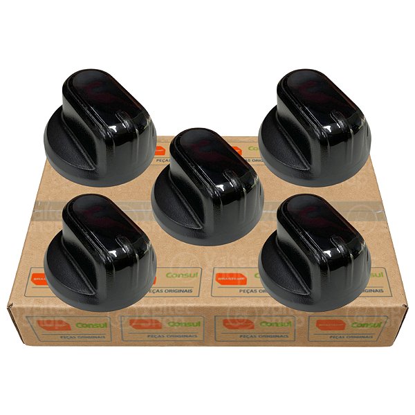 5 Manípulo Botão Fogão Brastemp Bf050c Bfd5 Bfo4 Bfs4 Bfs5