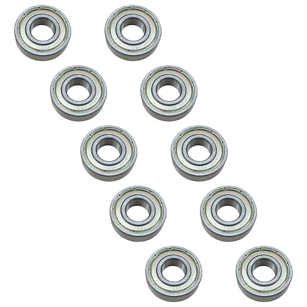 Kit 10 Rolamento 6202 ZZ Blindado 15x35x11mm Para Lavadora