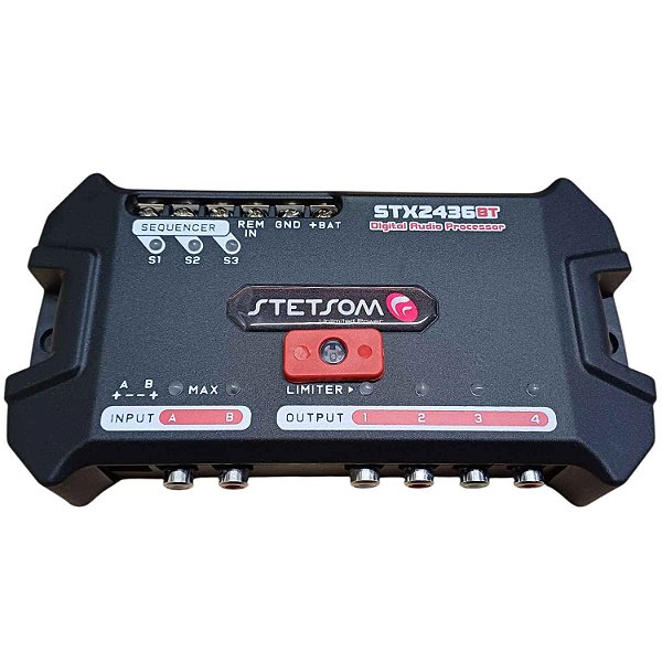 Processador De Áudio Stetsom Bluetooth Som Automot Stx2436bt